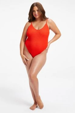 GOOD AMERICAN MATERNITY ALWAYS FITS ONE-PIECE | BRIGHT POPPY 002 One-Pieces