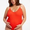 GOOD AMERICAN MATERNITY ALWAYS FITS ONE-PIECE | BRIGHT POPPY 002 One-Pieces