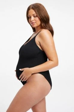GOOD AMERICAN MATERNITY ALWAYS FITS ONE-PIECE | BLACK001 One-Pieces