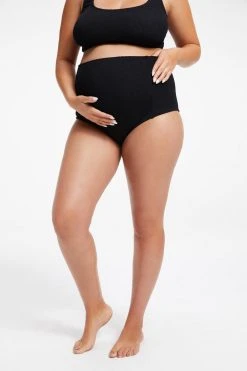 GOOD AMERICAN MATERNITY ALWAYS FITS BRIEF | BLACK001