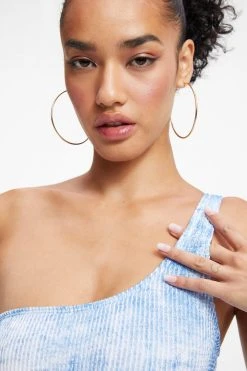 Wholesale 😍 GOOD AMERICAN ALWAYS FITS HOT SHOULDER | INDIGO TIE DYE002 ⌛ 17 GOOD AMERICAN ALWAYS FITS HOT SHOULDER | INDIGO TIE DYE002