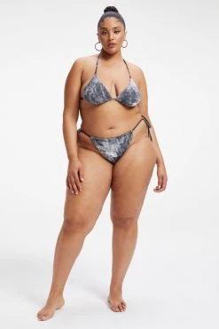 Outlet โญ GOOD AMERICAN ALWAYS FITS TINY TIES BOTTOM | GREY TIE DYE002 โญ Bikini Bottoms ๐ฏ 19 GOOD AMERICAN ALWAYS FITS TINY TIES BOTTOM | GREY TIE DYE002 Bikini Bottoms