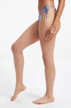 GOOD AMERICAN ALWAYS FITS TINY TIES BOTTOM | INDIGO TIE DYE002