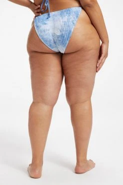 GOOD AMERICAN ALWAYS FITS TINY TIES BOTTOM | INDIGO TIE DYE002