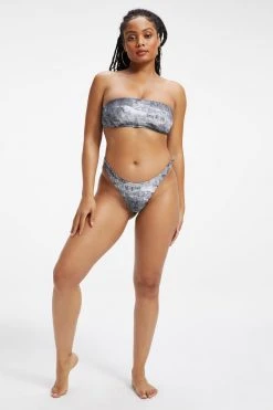 GOOD AMERICAN ALWAYS FITS BETTER BIKINI | GREY TIE DYE002