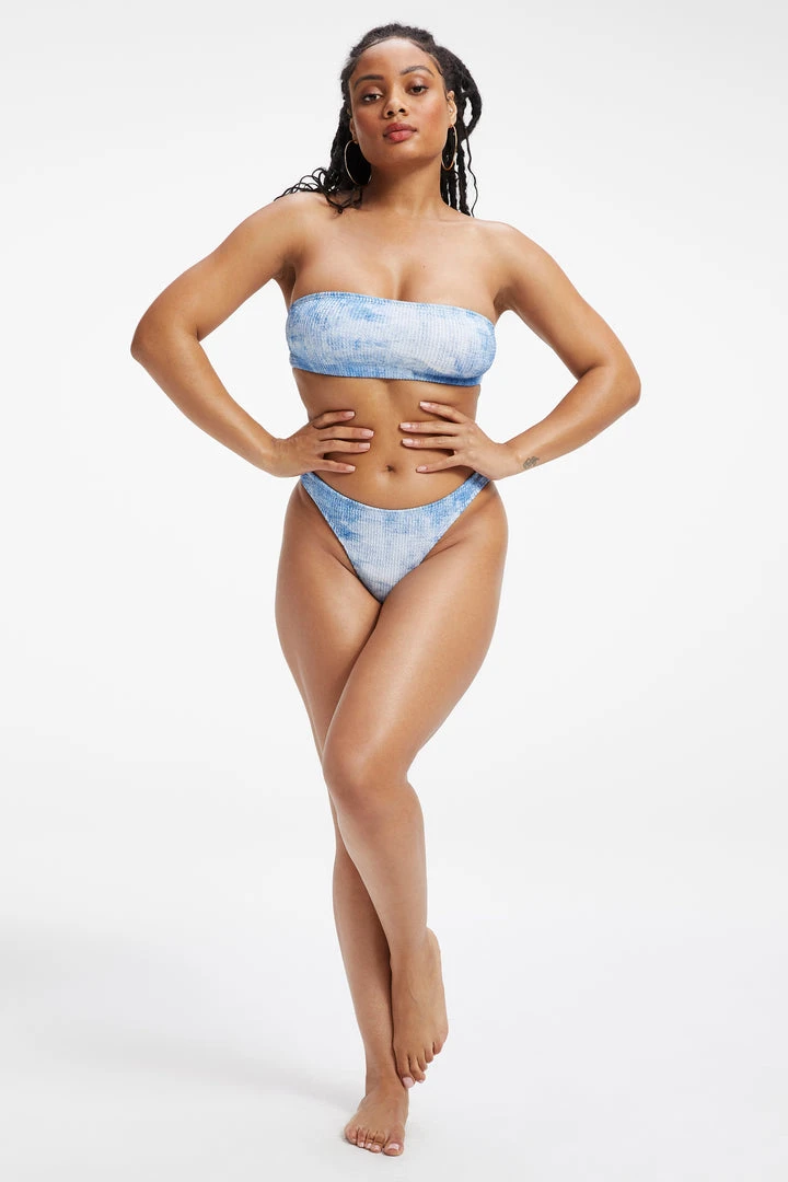 Discount 🧨 GOOD AMERICAN Bikini Bottoms ALWAYS FITS BETTER Bikini | INDIGO TIE DYE002 ✨ 2 GOOD AMERICAN Bikini Bottoms ALWAYS FITS BETTER BIKINI | INDIGO TIE DYE002