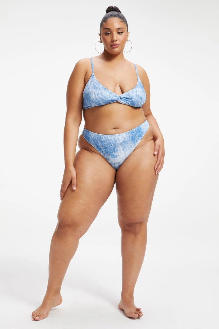 Discount 🧨 GOOD AMERICAN Bikini Bottoms ALWAYS FITS BETTER Bikini | INDIGO TIE DYE002 ✨ 12 GOOD AMERICAN Bikini Bottoms ALWAYS FITS BETTER BIKINI | INDIGO TIE DYE002