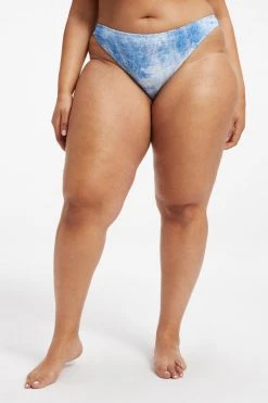 Discount 🧨 GOOD AMERICAN Bikini Bottoms ALWAYS FITS BETTER Bikini | INDIGO TIE DYE002 ✨ 30 GOOD AMERICAN Bikini Bottoms ALWAYS FITS BETTER BIKINI | INDIGO TIE DYE002