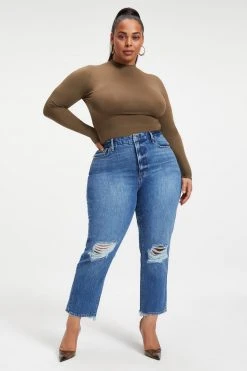 GA-SALE SHINE MOCK TURTLENECK | FOG001