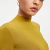 GA-SALE Tees & Tops SHINE MOCK TURTLENECK | PICKLED OLIVE001