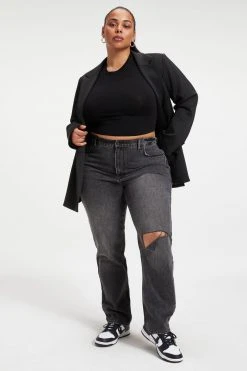 GA-SALE Tees & Tops SHINE BABY TEE | BLACK001