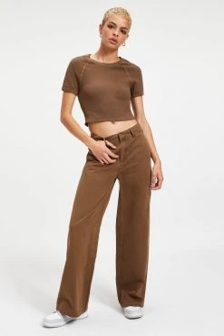 Flash Sale 🛒 GA-SALE THERMAL CROPPED TEE | FOG001 👏 17 GA-SALE THERMAL CROPPED TEE | FOG001