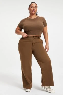 Flash Sale 🛒 GA-SALE THERMAL CROPPED TEE | FOG001 👏 22 GA-SALE THERMAL CROPPED TEE | FOG001