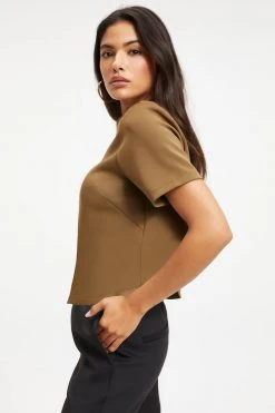 GA-SALE Tops SCUBA STRONG SHOULDER TEE | FOG001