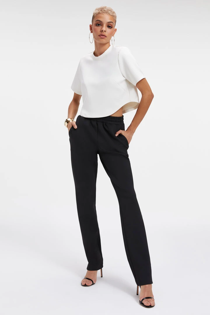 Cheap 🎁 GA-SALE Tops SCUBA STRONG SHOULDER TEE | IVORY001 😍 5 GA-SALE Tops SCUBA STRONG SHOULDER TEE | IVORY001