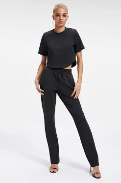 Cheapest ✔️ GA-SALE SCUBA STRONG SHOULDER TEE | BLACK001 Tops 🌟 20 GA-SALE SCUBA STRONG SHOULDER TEE | BLACK001 Tops