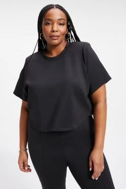 Cheapest ✔️ GA-SALE SCUBA STRONG SHOULDER TEE | BLACK001 Tops 🌟 13 GA-SALE SCUBA STRONG SHOULDER TEE | BLACK001 Tops