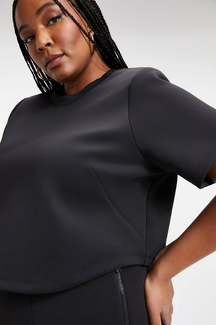 Cheapest ✔️ GA-SALE SCUBA STRONG SHOULDER TEE | BLACK001 Tops 🌟 1 GA-SALE SCUBA STRONG SHOULDER TEE | BLACK001 Tops