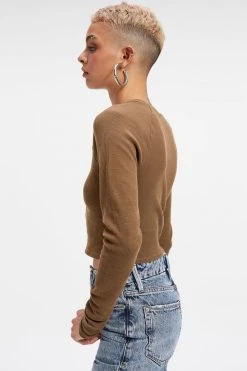 GA-SALE THERMAL FITTED HENLEY | FOG001