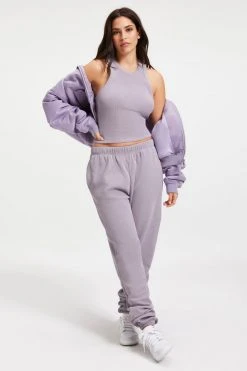 GA-SALE THERMAL TANK TOP | LILAC MIST Tees & Tops