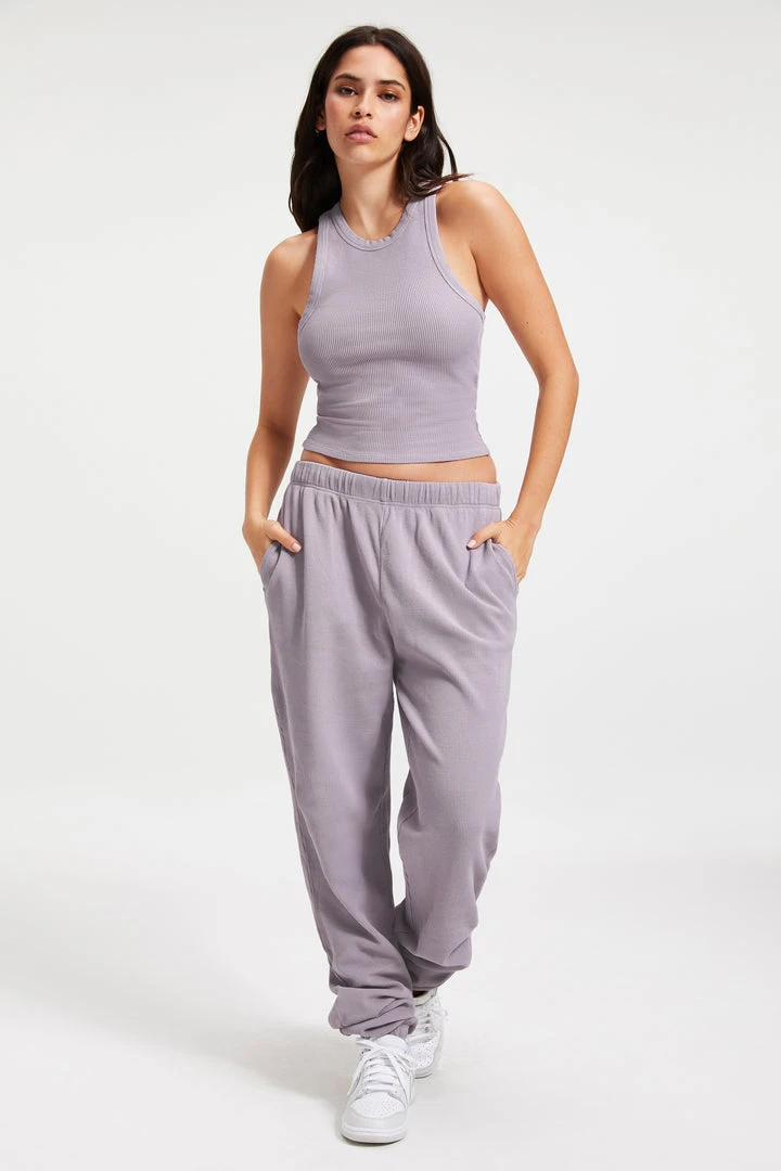 Outlet 👍 GA-SALE THERMAL TANK TOP | LILAC MIST Tees & Tops 🎉 5 GA-SALE THERMAL TANK TOP | LILAC MIST Tees & Tops