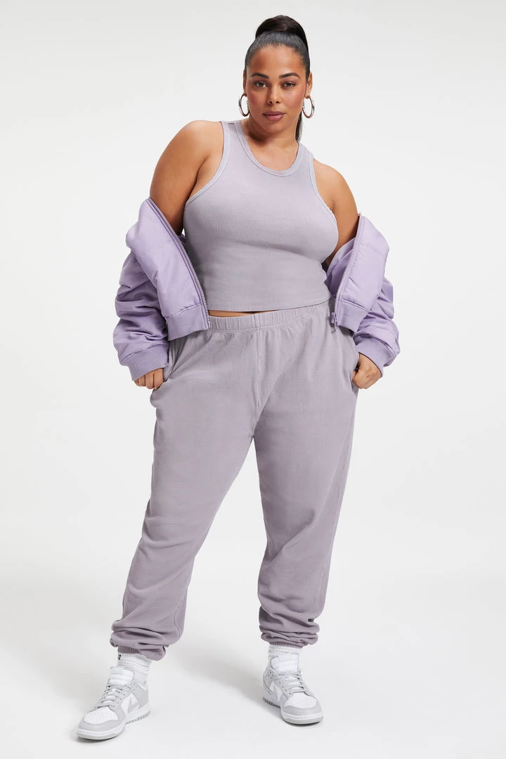 Outlet 👍 GA-SALE THERMAL TANK TOP | LILAC MIST Tees & Tops 🎉 8 GA-SALE THERMAL TANK TOP | LILAC MIST Tees & Tops