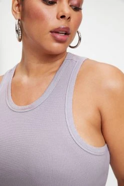 Outlet 👍 GA-SALE THERMAL TANK TOP | LILAC MIST Tees & Tops 🎉 24 GA-SALE THERMAL TANK TOP | LILAC MIST Tees & Tops