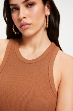 GA-SALE THERMAL TANK TOP | RUST001