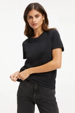 Cheap 🔔 GOOD AMERICAN CLASSIC CREW NECK | BLACK001 ✨ 16 GOOD AMERICAN CLASSIC CREW NECK | BLACK001