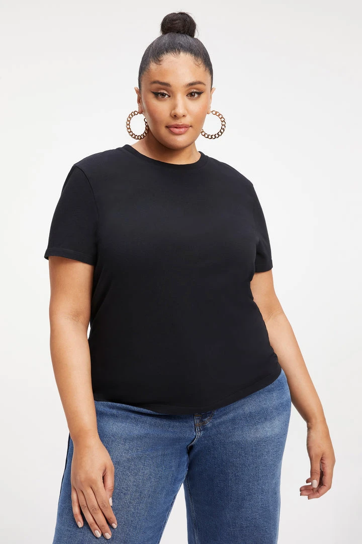 Cheap 🔔 GOOD AMERICAN CLASSIC CREW NECK | BLACK001 ✨ 11 GOOD AMERICAN CLASSIC CREW NECK | BLACK001