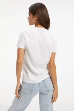 Wholesale ๐ GOOD AMERICAN Tees & Tops CLASSIC CREW NECK | WHITE001 โญ 19 GOOD AMERICAN Tees & Tops CLASSIC CREW NECK | WHITE001