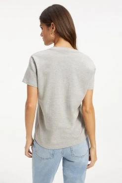 Brand new 🥰 GOOD AMERICAN CLASSIC V-NECK | HEATHER GREY001 ✨ 15 GOOD AMERICAN CLASSIC V-NECK | HEATHER GREY001