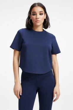 GOOD AMERICAN SCUBA TEE | NAVY001 Tops