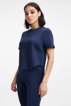 GOOD AMERICAN SCUBA TEE | NAVY001 Tops