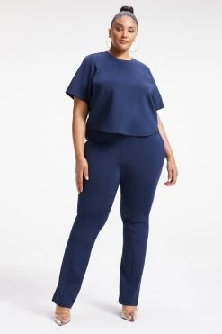 GOOD AMERICAN SCUBA TEE | NAVY001 Tops