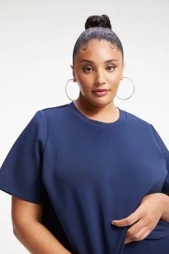 GOOD AMERICAN SCUBA TEE | NAVY001 Tops