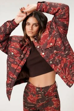 GA-SALE TRUCKER PUFFER | DESERT CAMO001 Good '90s