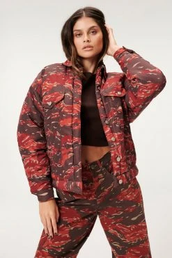 GA-SALE TRUCKER PUFFER | DESERT CAMO001 Good '90s