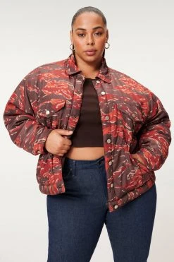 GA-SALE TRUCKER PUFFER | DESERT CAMO001 Good '90s