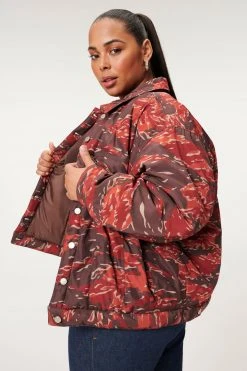 GA-SALE TRUCKER PUFFER | DESERT CAMO001 Good '90s