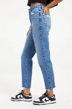 GOOD AMERICAN GOOD VINTAGE FRAY HEM | INDIGO116