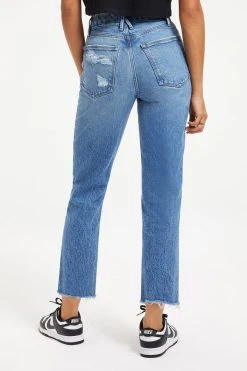 GOOD AMERICAN GOOD VINTAGE FRAY HEM | INDIGO116