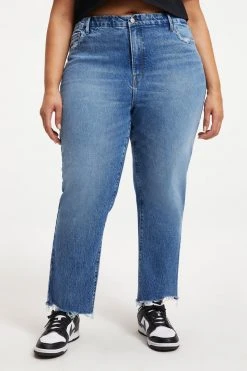 GOOD AMERICAN GOOD VINTAGE FRAY HEM | INDIGO116