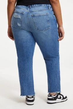 GOOD AMERICAN GOOD VINTAGE FRAY HEM | INDIGO116