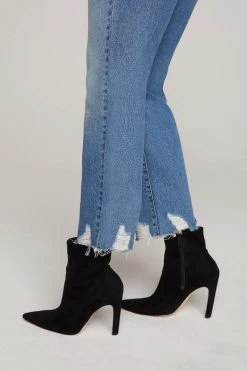 Discount ⭐ GOOD AMERICAN High Waisted GOOD VINTAGE JAGGED HEM | BLUE641 ✔️ 35 GOOD AMERICAN High Waisted GOOD VINTAGE JAGGED HEM | BLUE641