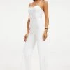 GOOD AMERICAN VACAY JUMPSUIT | WHITE001