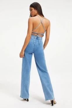 GOOD AMERICAN Jumpsuits VACAY JUMPSUIT | INDIGO176