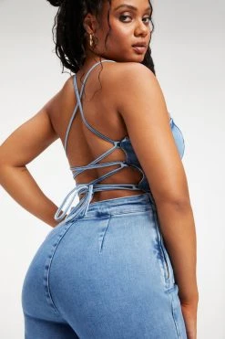 GOOD AMERICAN Jumpsuits VACAY JUMPSUIT | INDIGO176