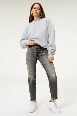 GA-SALE GOOD VINTAGE LOW BROKE DOWN HEM | BLACK182 Straight