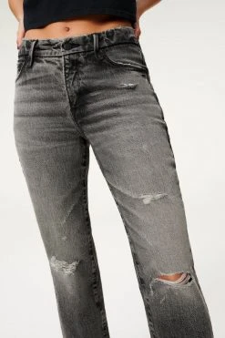 GA-SALE GOOD VINTAGE LOW BROKE DOWN HEM | BLACK182 Straight